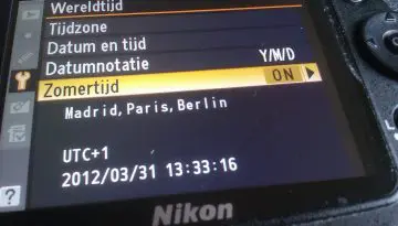 zomertijd-nikon
